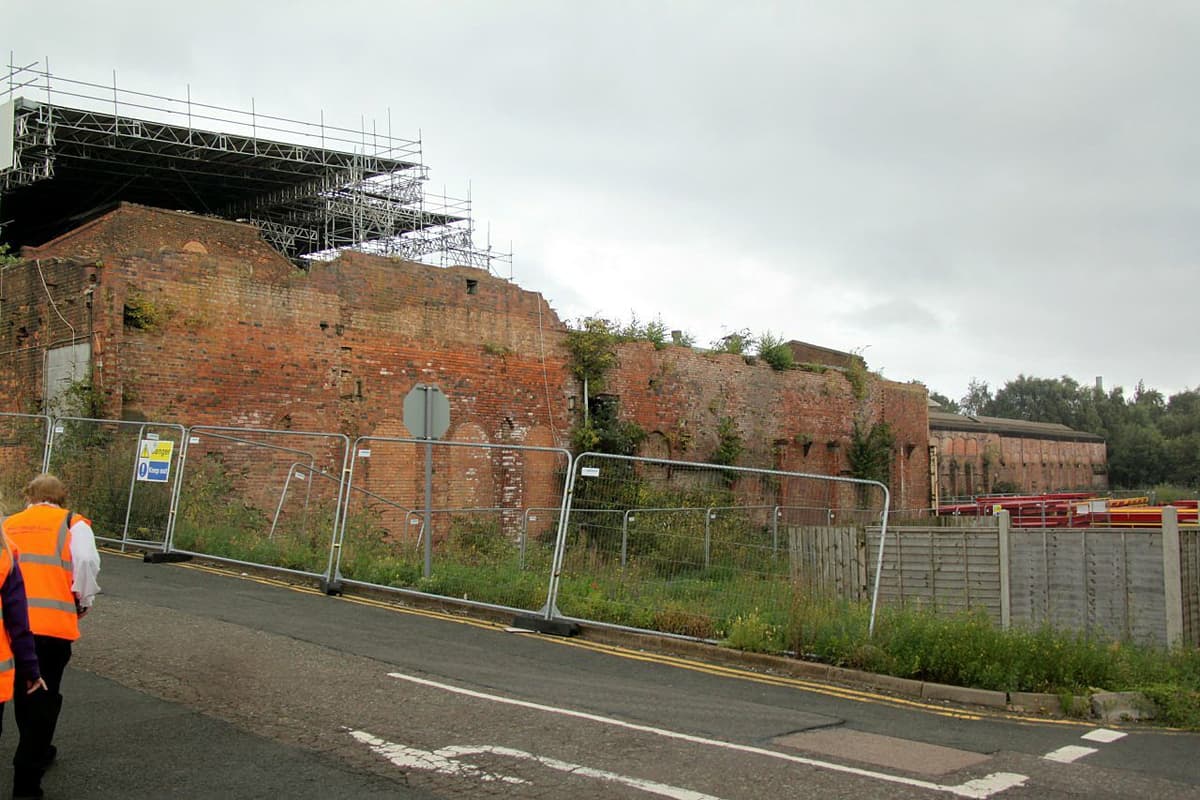 Historic buildings at the Soho Foundry.