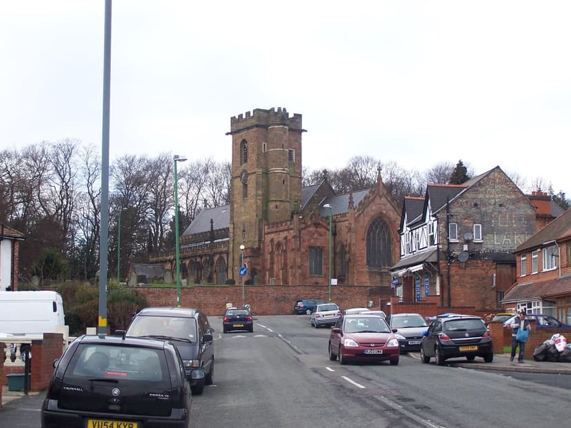 St Mary’s Church, Handsworth, with its tower.
