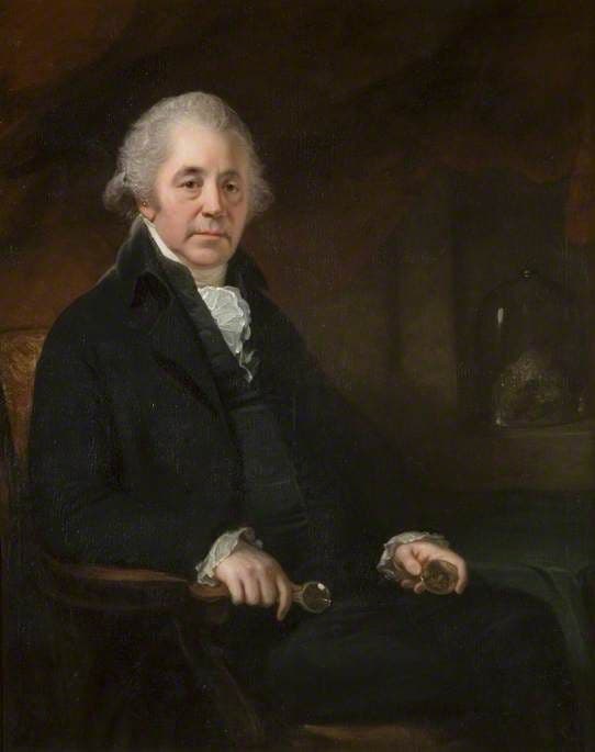 Oil portrait of Matthew Boulton by Sir William Beechey.