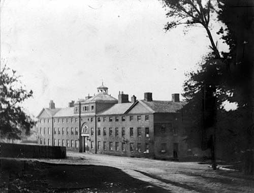 Old picture of the Soho Manufactory building.