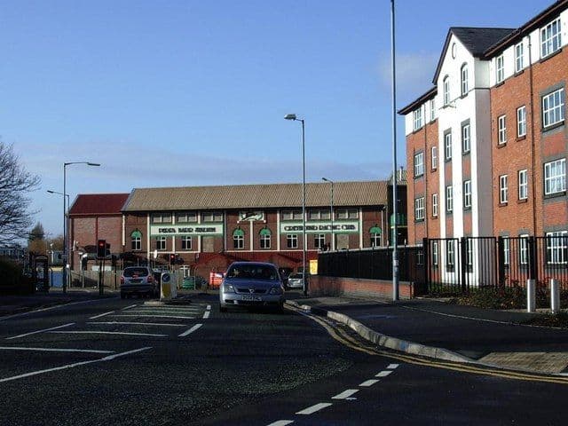 Perry Barr Stadium on Aldridge Road in 2010.
