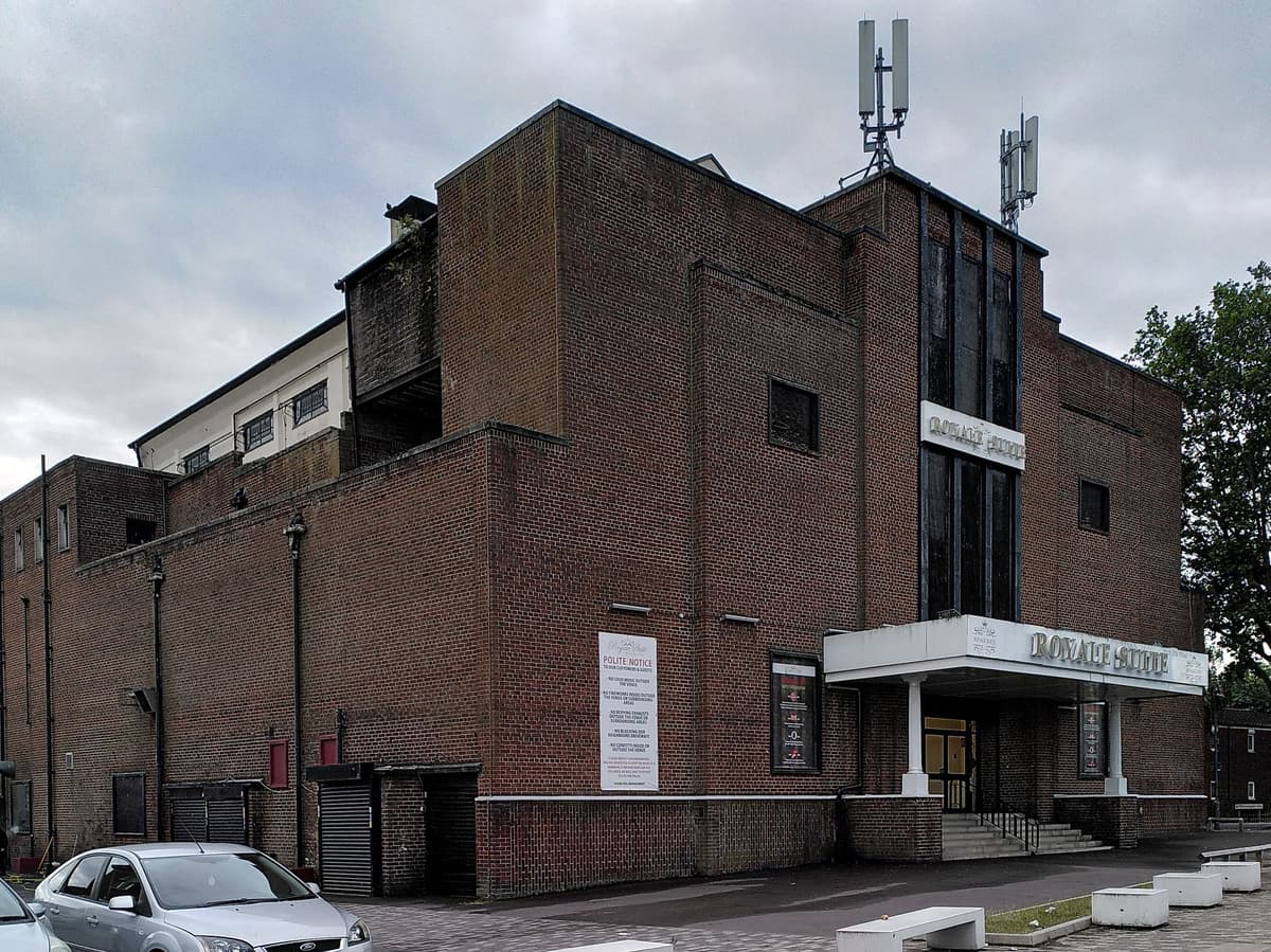 The former Odeon cinema on Birchfield Road, now a banqueting venue.