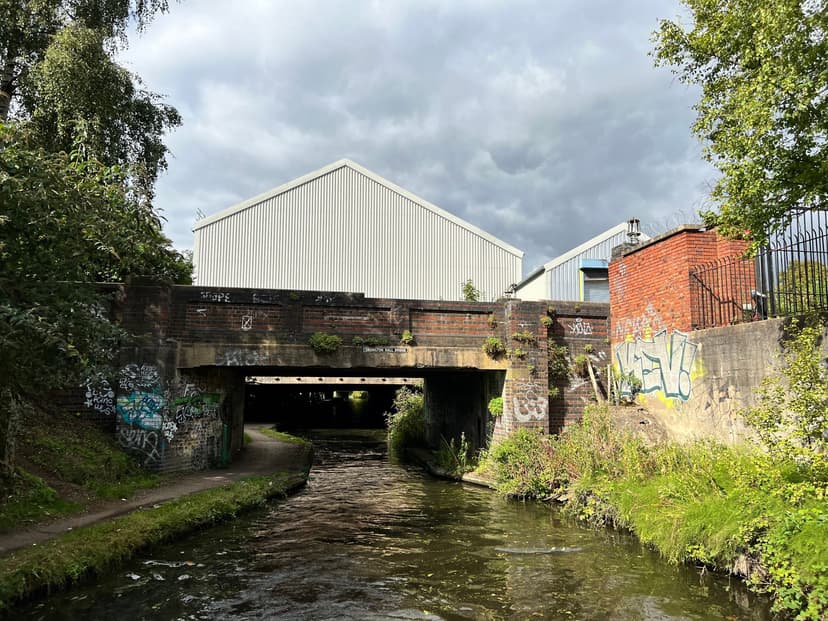 Erdington Hall Bridge over the Birmingham and Fazeley Canal.