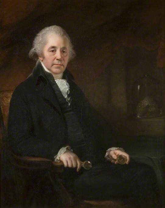 Oil portrait of Matthew Boulton by Sir William Beechey.