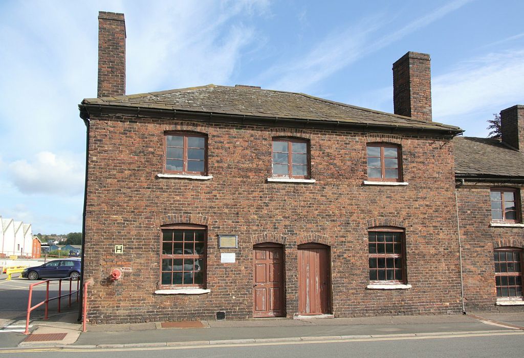 Brick building at the Soho Foundry site in Smethwick.