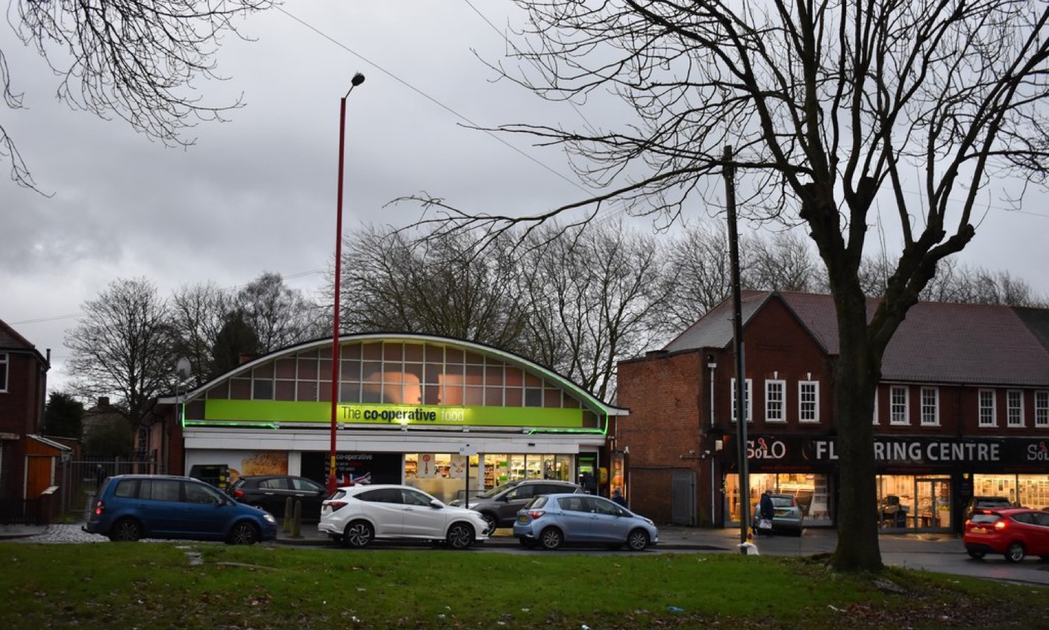 Across to the Co-op Store