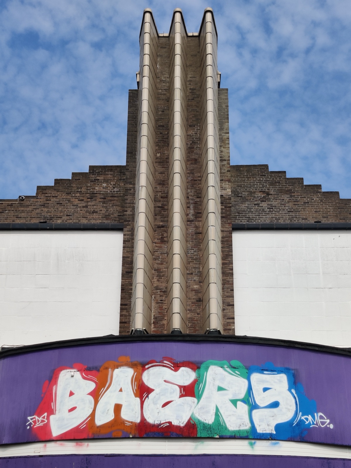 The Odeon’s faience and canopy