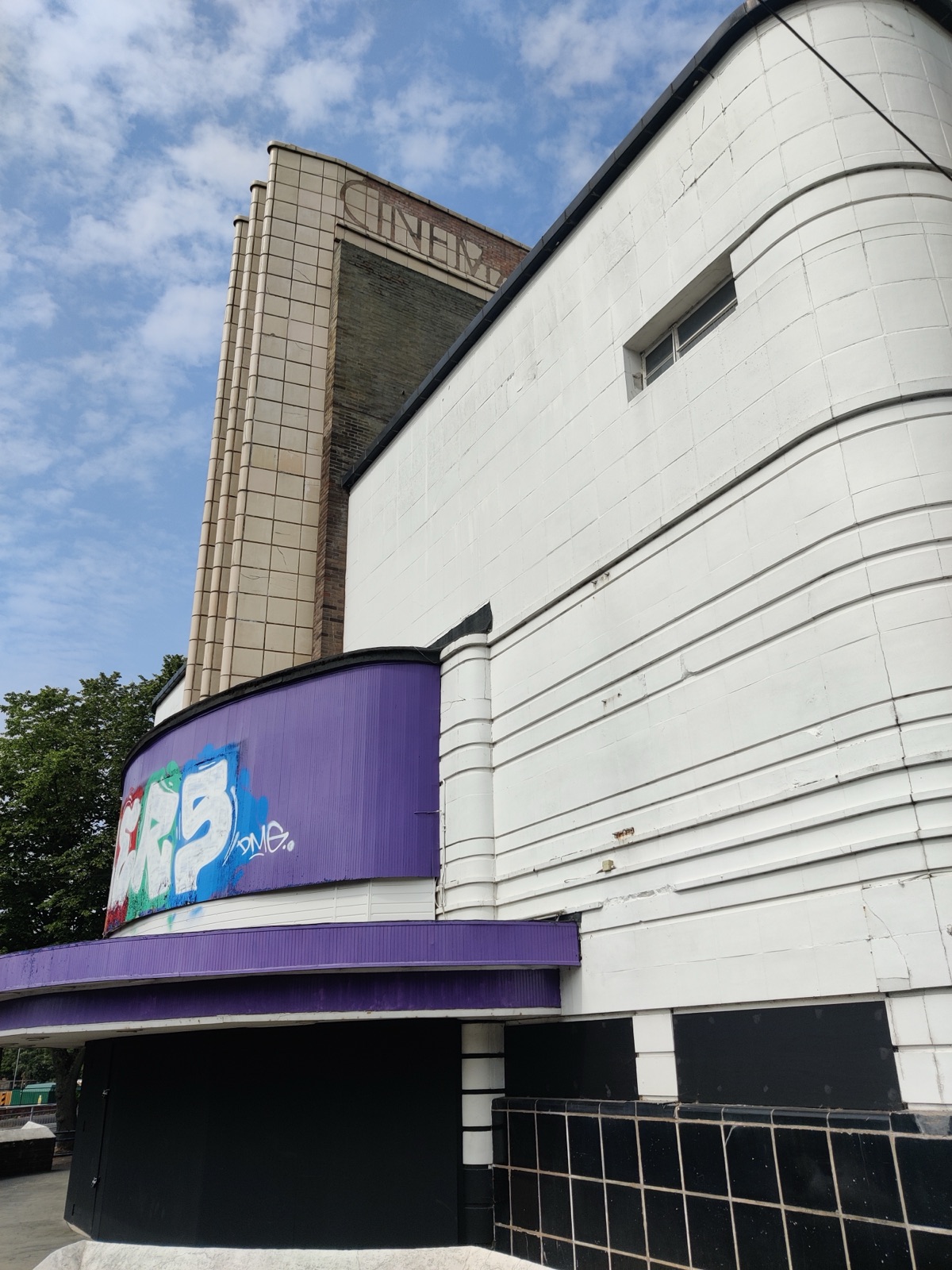 The former Odeon, July 2026
